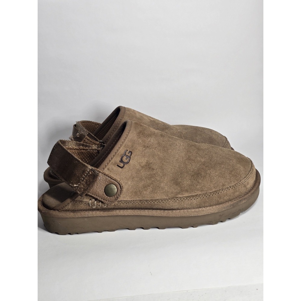 UGG Goldencoast Clog II Chestnut Suede Men's 9 Slingback Mule Shoes - Picture 2 of 10